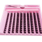 120pcs Clusters DIY Segmented Eyelash Natural Extension Dense Pbt Material 2-in-1 Set C Curling False Eyelashes