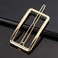 Triangle Moon Hairpin Fashion Women Metal Frog Clip Word Clip Elegant Star Round Barrette Alloy for Ladies Hair Accessories