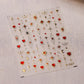 Gold Snowflake Bowknot Snowman Lovely Christmas 3D Self Adhesive Nail Art Sticker Rhinestone 5D Embossed Reliefs Manicure Decals
