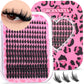 GROINNEYA DIY Lash Clusters Mixed Tray Manga Cluster Lashes DIY Spiky Lashes Extension Natural Volume Individual Lashes Makeup