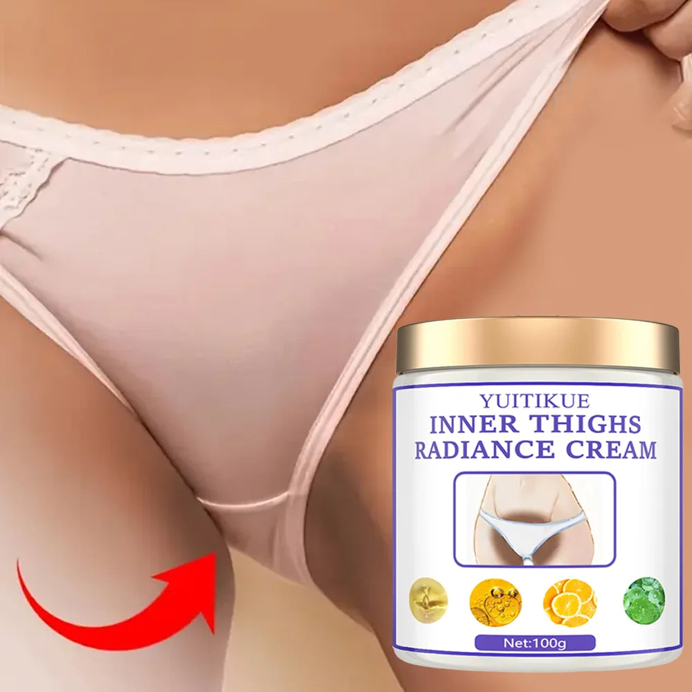 YUITIKUE Vitamin C Body Brightening Cream 100g - for Inner Thighs, Underarms & Private Areas, All-Over Radiance