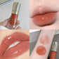 Sparkling Glitter Lip Gloss Shiny Pearl Lip Glaze Plant Extract Moisturize Jelly Lip Oil Long Lasting Makeup Non-Sticky Lipstick