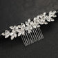 Wedding Comb Head Jewelry Bride Hair Clips Headpiece Crystal Women Tiaras Bridal Hair Accessories Women Hair Ornaments SL
