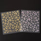 3DLaser Sakura Nail Stickers Holographic Laser Snake Pattern Slider Sakura Water Transfer Nail Decoration Set