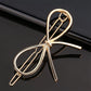 Triangle Moon Hairpin Fashion Women Metal Frog Clip Word Clip Elegant Star Round Barrette Alloy for Ladies Hair Accessories