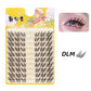 DINGSEN 10 rows Individual Eyelashes Wholesale 10-12mm Cluster Lashes Natural Anime False Kake Eyelashes Extension Makeup