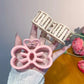 New Candy Color Cat Bow Hair Clip Plastic Claw Clip Fashion Crab Hair Clip For Girls Sweet Hair Claw Women Hair Accessories