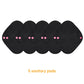 Reusable Pads Set 4 Sizes for Choice Pure Black Reusable Menstrual Pads Super Absorbent Sanitary Napkins.