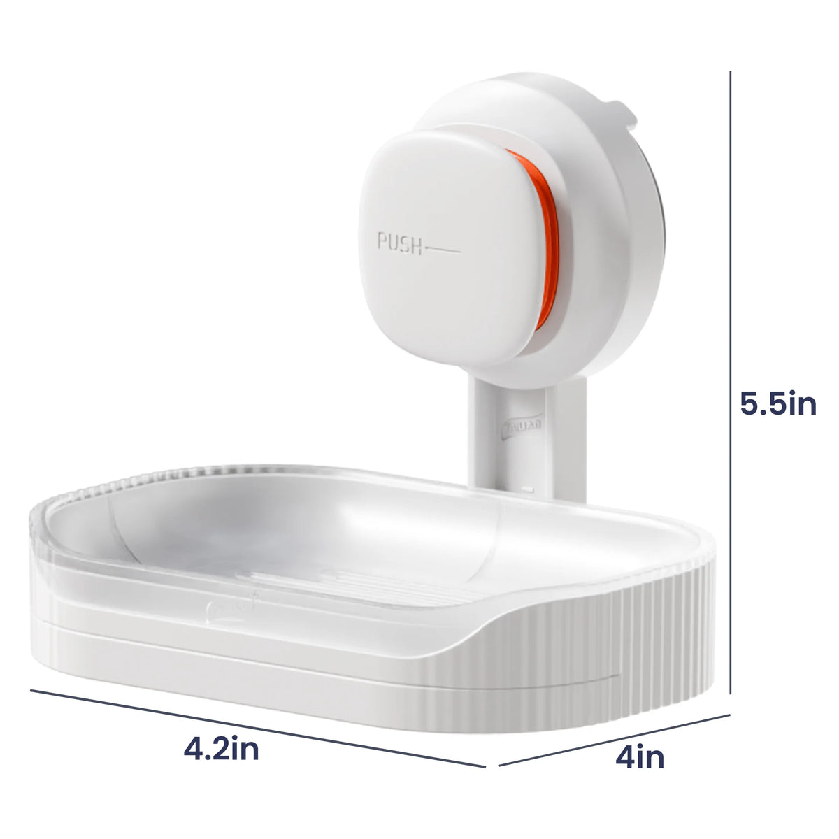 TAILI Soap Rack No Drilling Wall Mounted Suction Cup Soap Holder Soap Sponge Dish Bathroom Accessories Soap Dishes