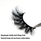 FOXESJI Makeup Eyelashes 3D Mink Eye Lashes Fluffy Soft Wispy Natural Lashes Extension Reusable Fake Lashes Mink False Eyelashes