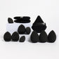 12-Piece All-Purpose Makeup Sponge Set, Made of 3 Loose Powder Puffs, 3 Mini Air Cushion Puffs, 3 Beauty Eggs and 3 Mini Beauty