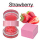 Vegan Fruit Lip Scrub Lipstick 2 in 1 Moustirzing Lip Balm Private Label Custom Logo Sugar Lip Scrub