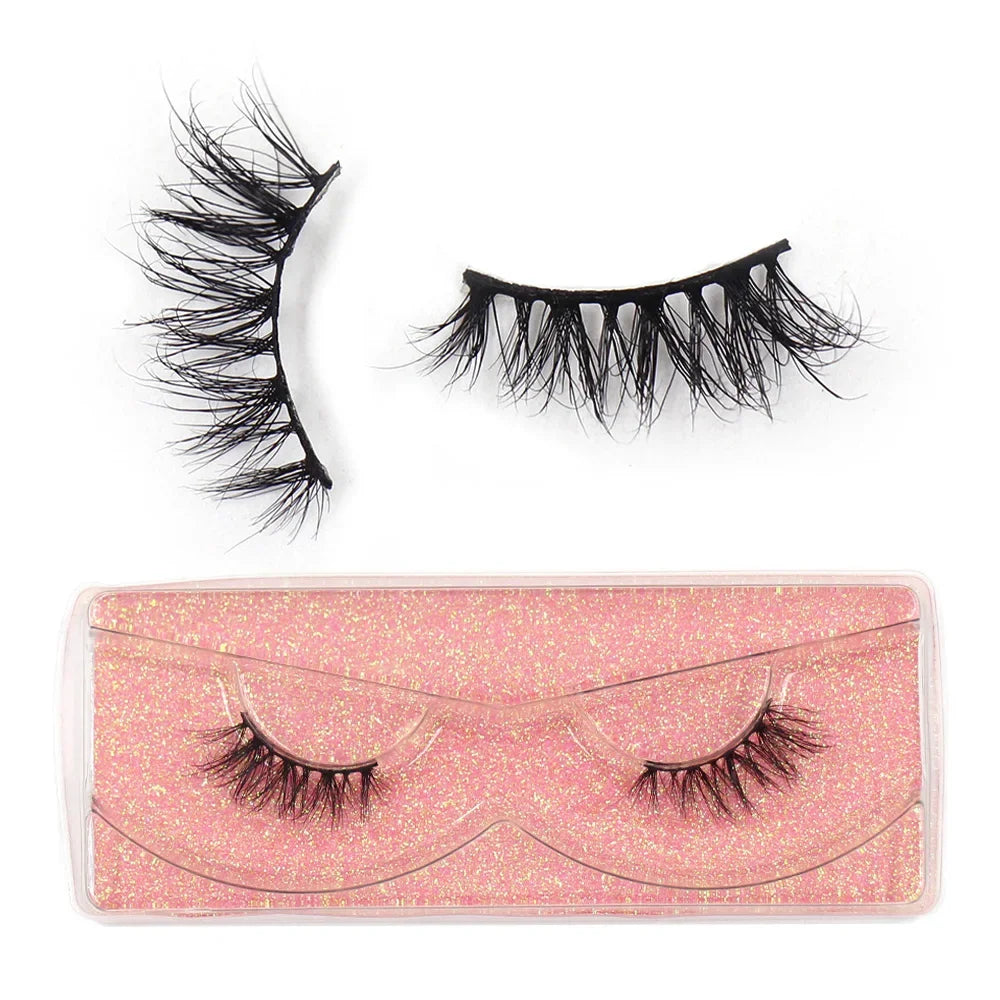 Half Eey Lashes Soft Mink Lashes Reusable Foxy Eyes False Eyelashes Natural Fluffy Makeup Tools Extension Fake Lashes Maquiagem