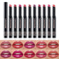 10Color Diamond Glitter Velvet Lipstick Long Lasting Moisturizing Shiny Pearlescent Sexy Red Lipgloss Lip Sticks Makeup Cosmetic