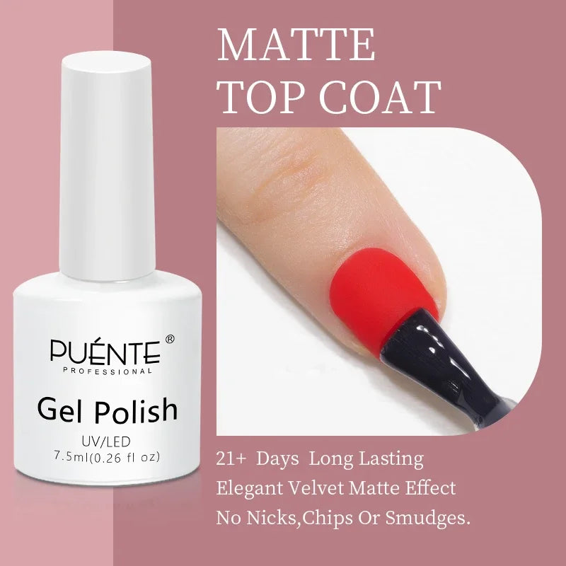 PUENTE Pearl Color Builder Nail Gel Polish Hema Free Shell Thread Glitter Nail Extension Semi-Permanent Construction Gel Varnish
