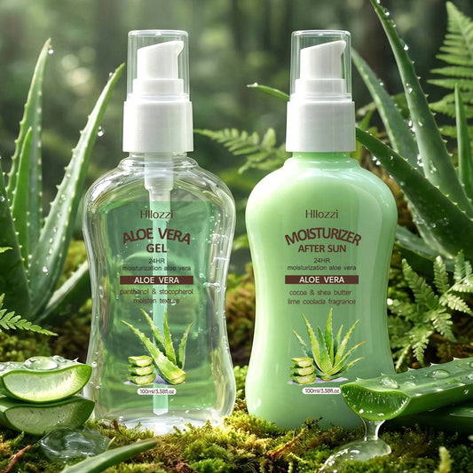 Aloe vera gel and cream are great for after-sun care and skin repair, and are suitable for application after outdoor activities.
