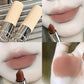 6Ccolors Matte Lipstick Crayon Milky Tea Purple Lip Tint Velvet Sexy Dark Red Lipstick Pen Non-stick Cup Lasting Brighten Makeup