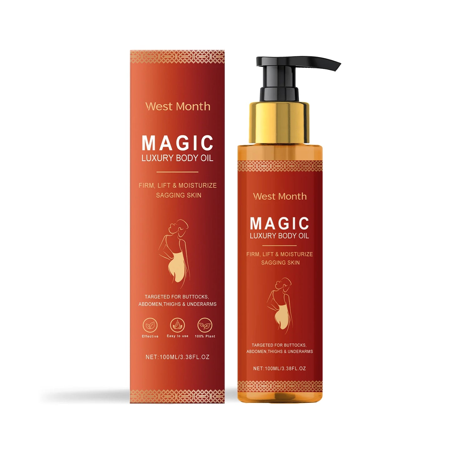 Body Moisturizing Oil Improve Dry Rough Skin Hydrating Nourishing Skin Care Serum Muscle Relax Oil