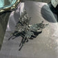 1/2/3 Pcs Large Hollow Butterfly Hair Claws for Women Black Silvery Cool Metal Style Fashion Shark Clips Head Accessories Set