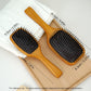 Wooden Paddle Hair Brush Set Scalp Massage Anti －static Detangling for All Hair Types Daily Styling & Grooming