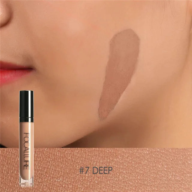 FOCALLURE Makeup Liquid Concealer Full Coverage Eye Base Concealer Oil-Control Waterproof Make Up Cosmetic Concealer
