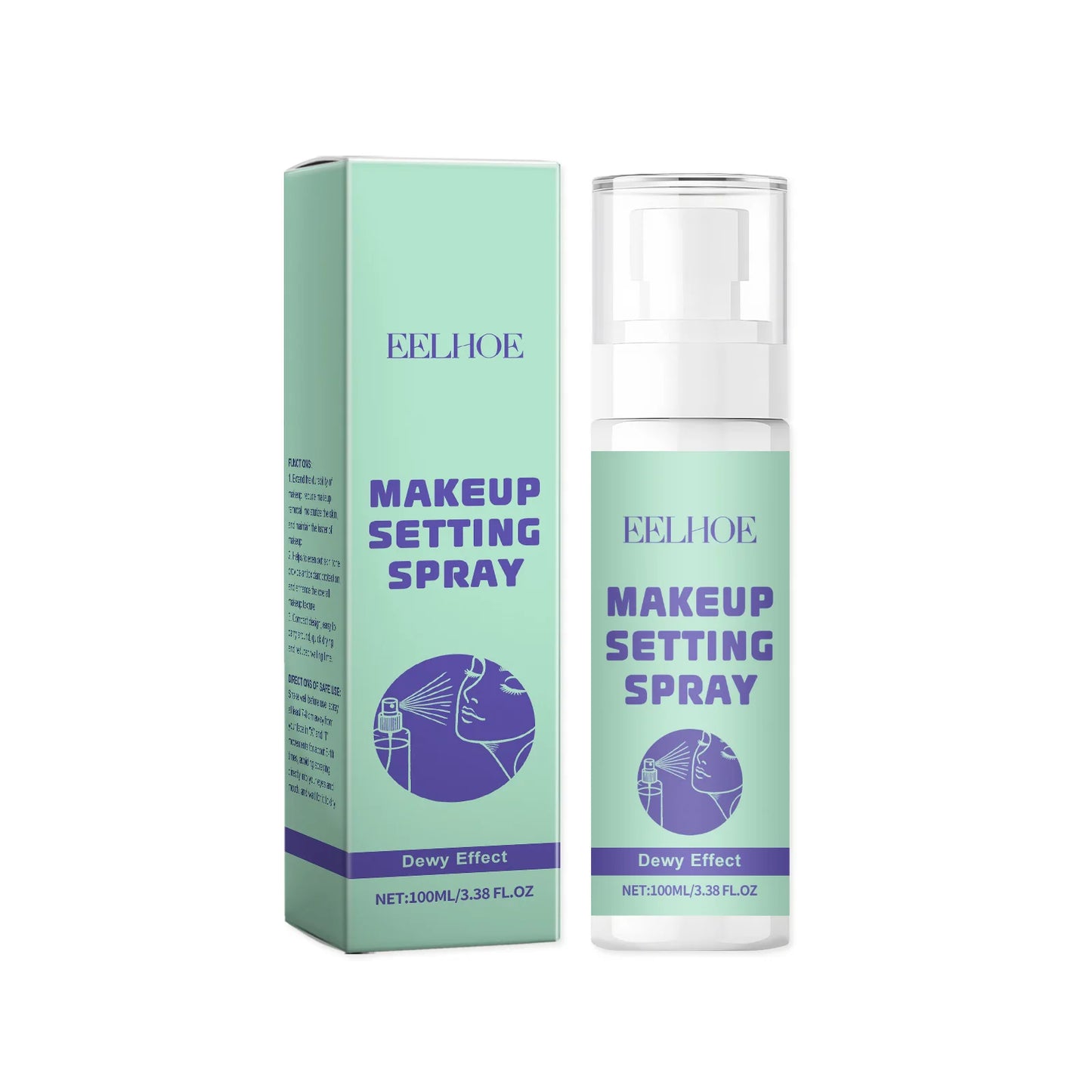 Eelhoe Nicotinamide Makeup Setting Spray Oil Controling Quick Drying Highlight Hydrating Refresh Fixer Make up Finishing Sprays