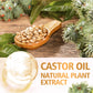 Castor essential oil has a unique scent and is suitable for hair care, body massage, aromatherapy and diffusers.