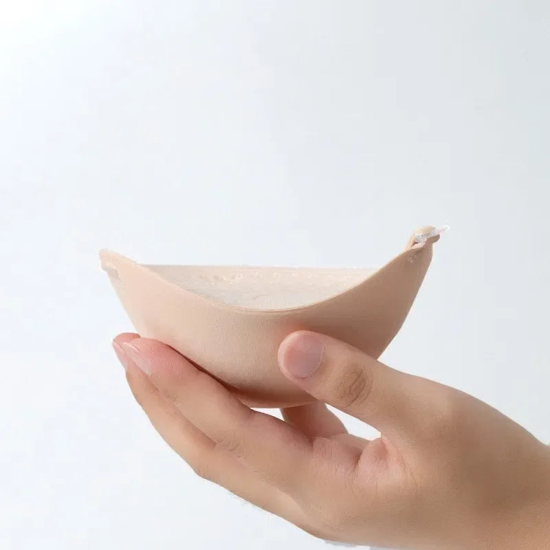 5CM Thickened Chest Sticker Invisible Silicone Bra for Women Silicon Push Up Lift Silicon Bra Waterproof Nipple Tape Stickers