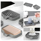 Self Draining Soap Bar Holder Silicone Kitchen Sink Soap Dish Sponge Tray Creative Washing Table Soap Tray Free Punch Drain Rack
