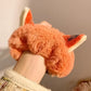2Pcs Kawaii Fluffy Bunny Fox Hair Tie Scrunchies Cartoon Animal Theme Ear Hair Rope For Girls Women Party Daily Hair Accessories