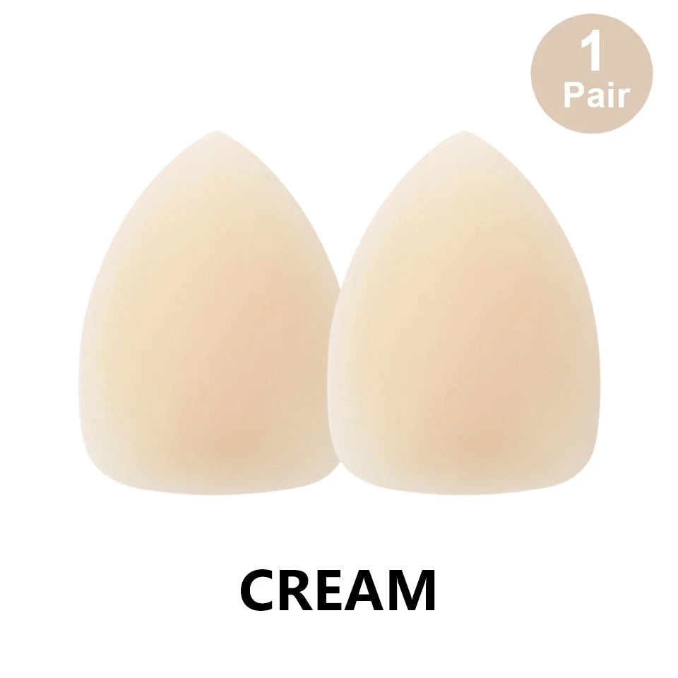 Triangle Nipple Covers Pasties Silicone Sticky Bra Liner Pads Adhesive Breast Lifting Tape Seamless No Show Bra
