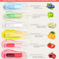 CmaaDu 6 Packs Fruit Mirror Color Changing Lipstick Lip Glaze Set Nourish Moisturize Brightening Protect Lips and Fade Lip Gloss