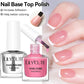 LILYCUTE 7ml Clear Nail Base Top Polish Nail Care Polish Milky White Pink Strengthener Nail Hardener Long Lasting Nail Varnish