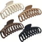 4PCS women's multi-color resin flower simple and fashionable French elegant hair clip