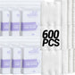 100/600Pcs Disposable Makeup Removal Cotton Pads for Facial Cleaning Wet Application Portable Double-sided Cosmetic Cotton Pads