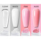 5/15ml Clear Non-Stick Hand Extension Gel Nail Polish 3D Shaping/Sculpting/Carving UV/LED Gel Milky Jelly Hard Gel Manicure DIY