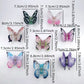 Simulation Butterfly Hair Claw Acrylic Claw Clip Temperament Grab Hair Clips for Girls Ins Trendy Hair Accessories Gift