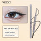 VEECCI Eyeliner Pencil Double-ended Built-in Blade Brush Color-locking Long-lasting No Smudging 50mg Eye Makeup Cosmetics