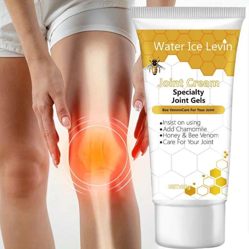 Bee Venom Joint Cream - Hypoallergenic and Soothing Moisturizing Lotion with a Light Fragrance for All Skin Types