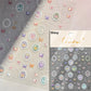 1piece 5Dcute tulip flower nail stickers high quality self-adhesive embossed nail art decals for girls summer decoration sticker