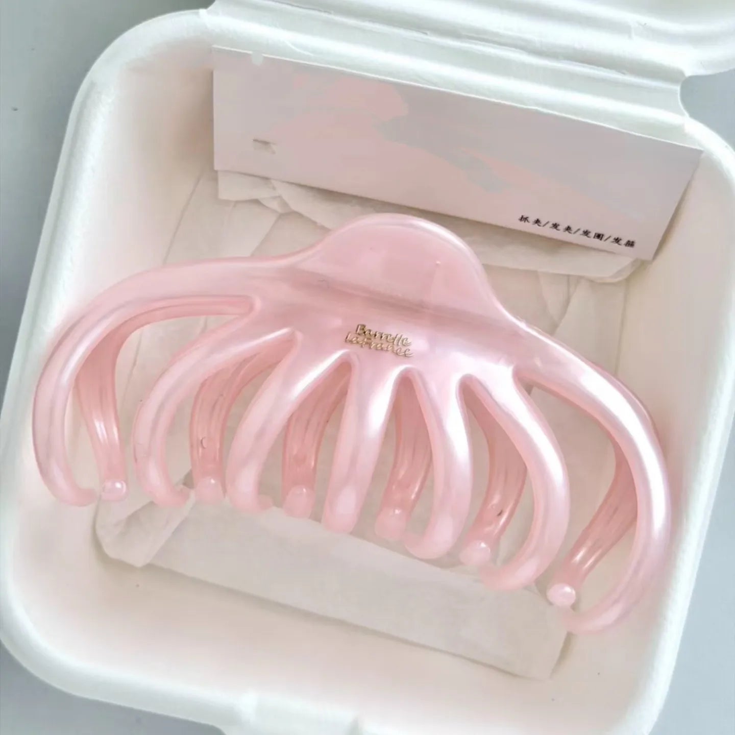 Korea Large Colorful Jelly Pumpkin Hair Claws Clip  Women Elegant Big Hair Back Of Head Coiled Shark  Ponytail Clip Accessories