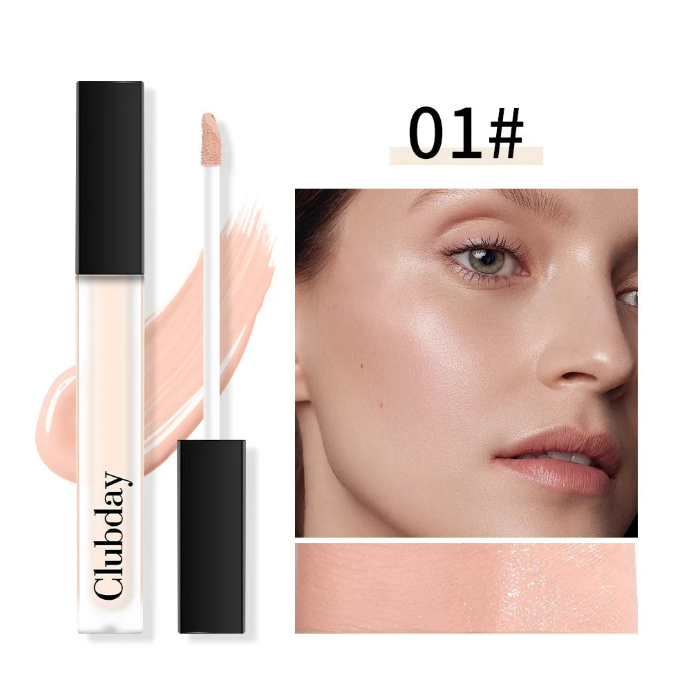 Liquid Concealer - Lightweight Eye Coverage for Dark Circles & Tattoos, Waterproof Buildable Formula, Single Shade Tube Makeup