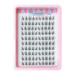 10 Rows Cat Eye Single Cluster Fake Eyelashes Natural Cosplay Makeup False Eyelashes Self-adhesive Natural Wispy Lash Extension