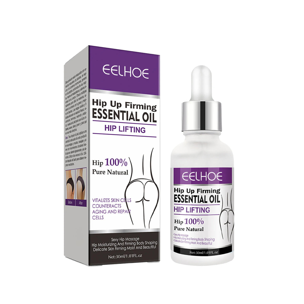 Hip Lifting Oil Butt Firming Enhancer Breast Enlargement Ass Massage Serum Tightening Shaping Moisturizing Buttock Essential Oil