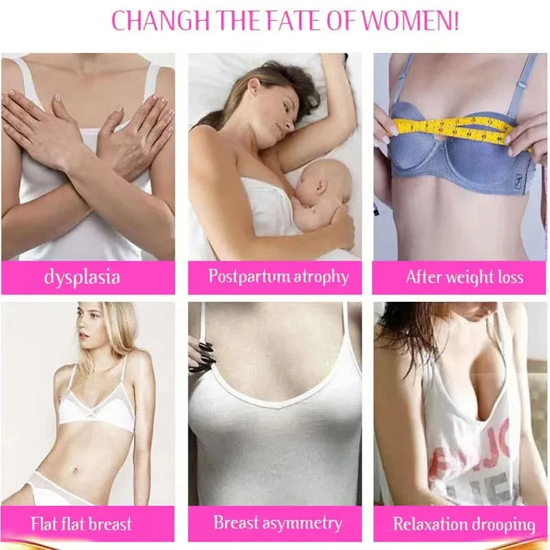 Fast Growth Breast Enlargement Cream Lift Firm Breast Improve Sagging Massage Chest Rapidly Body Moisturizing Smooth Bright Care