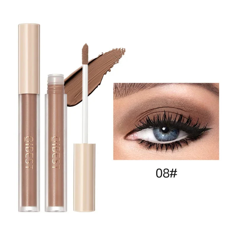 8 Colors Matte Nude Eye Bronzer Liquid Eyeshadow Waterproof Long Lasting Eye Shdaow Natural Cheek Contour Woman Makeup Cosmetic