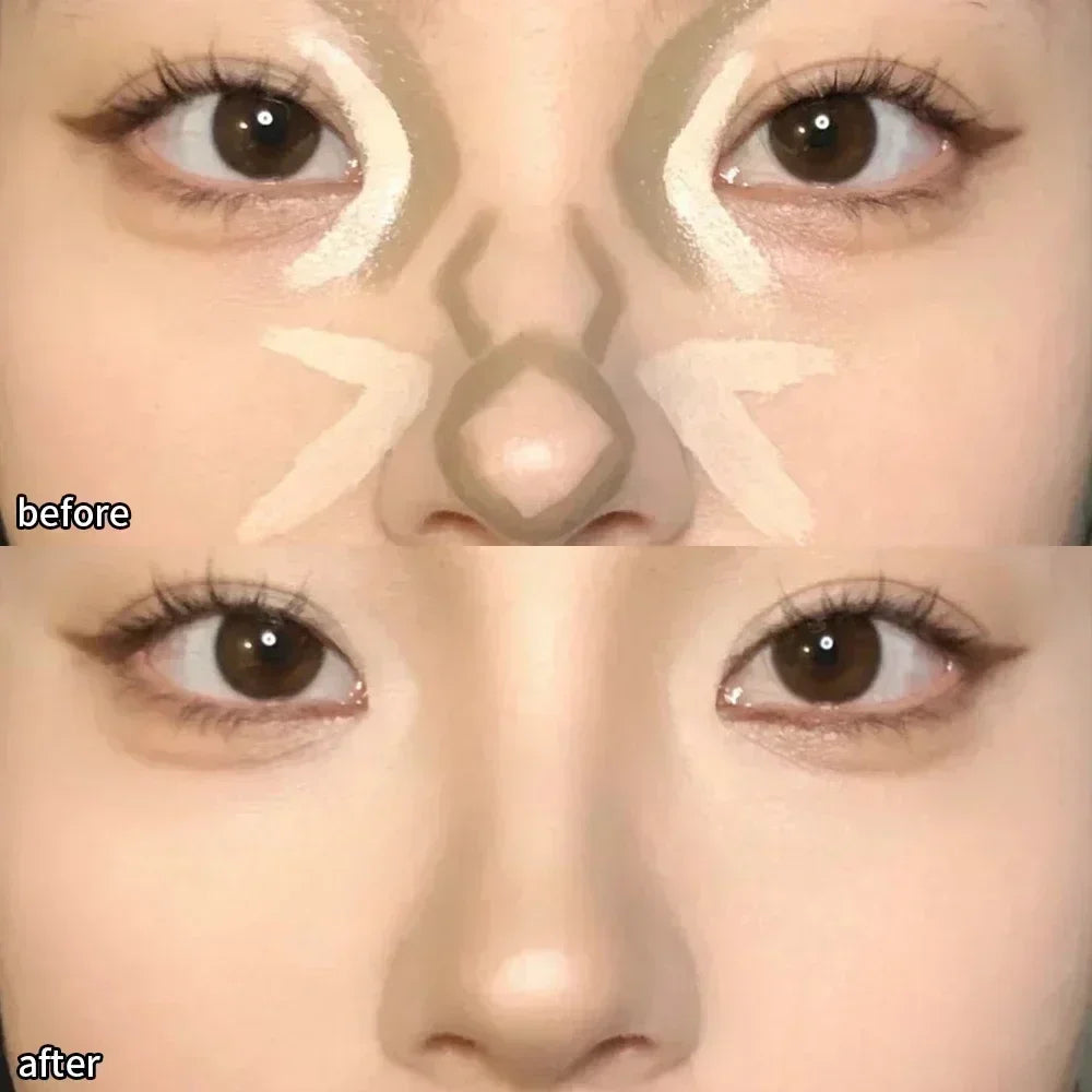 Moisturizing Liquid Concealer Stick Waterproof Lasting Cover Acne Dark Circles Foundation Cream Brightening Face Contour Makeup