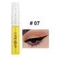 12 Colors Shiny Eye Liners Cosmetics For Women Pigment Silver Rose Gold Color Glitter Liquid Eyeliner Metallic Colorful Makeup