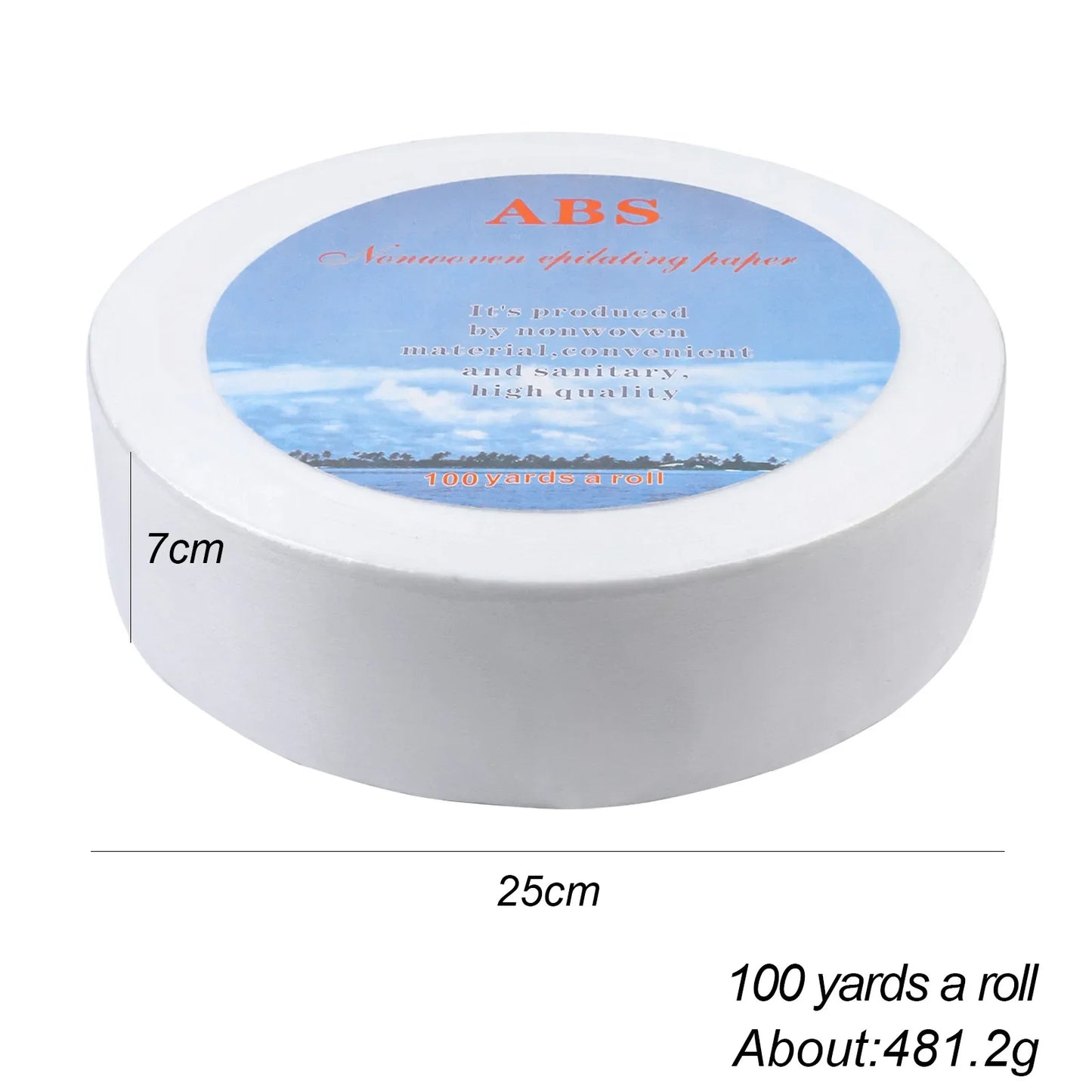 50/100 yards/roll Wax Strips For Hair Removal Nonwoven Body Cloth Hair Remove Wax Paper Rolls High Quality Hair Removal Epilator