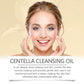 EELHOE Facial Cleansing Oil Centella Asiatica Skin Care for Sensitive Skin Barrier Repair Deep Skin Cleansing Makeup Remover Oil